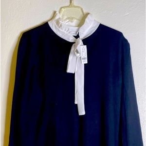 Black and white knit cardigans